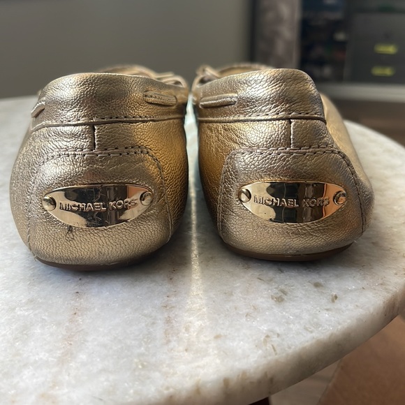 Gold Michael kors loafers moccasins - Picture 6 of 6
